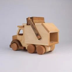 Odin Parker Handmade Wooden Garbage Truck *New* 12 Odin Parker Handmade Wooden Garbage Truck *New*