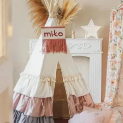 Odin Parker Teepee With Frills And Mat Set