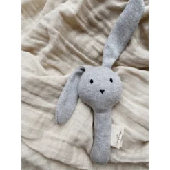 Konges Sløjd Organic Bunny Rattle