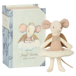 Maileg Angel Mouse In Book 7 Maileg Angel Mouse In Book