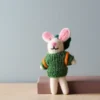 Odin Parker Needle Felted Bunny With Carrot Backpack *New*