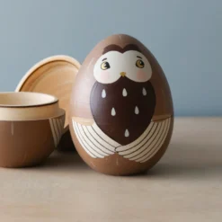 Odin Parker Handmade Hollow Wooden Egg