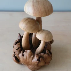 Odin Parker Handmade Wooden Mushrooms