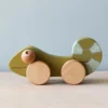 Friendly Toys Handmade Chameleon Push And Pull Toy *New* 2 Friendly Toys Handmade Chameleon Push And Pull Toy *New*