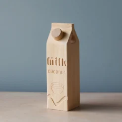 Odin Parker Wooden Carton Of Coconut Milk *New*