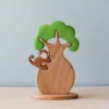 Odin Parker Handmade Wooden Tree With Monkey