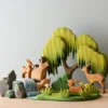 Odin Parker *New* 16-Piece Waterfall Scene With Deer