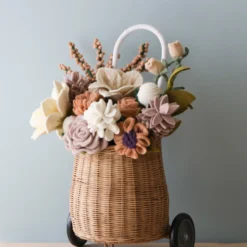 Odin Parker Luggy Basket With Flowers
