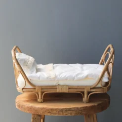 Poppie Toys Poppie Rattan Doll Daybed + Duvet Set *New*