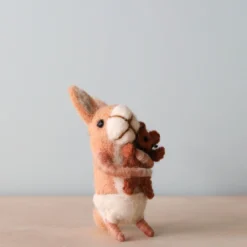 Odin Parker Exclusive Felt Bunny With Teddy Bear *New*