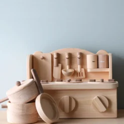 Ikonih *New* Mini 11-Piece Wooden Kitchen Set