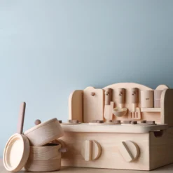 Ikonih *New* Mini 11-Piece Wooden Kitchen Set