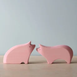 *New* Brin D'Ours | Handmade Wooden Pigs
