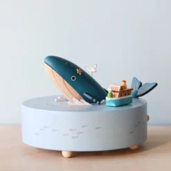 Wooderful Life *New* Pre-order: Wooden Whale Music Box (ships End Of July)