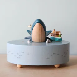 Wooderful Life *New* Pre-order: Wooden Whale Music Box (ships End Of July)