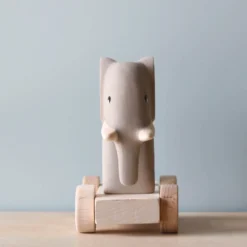 Odin Parker Exclusive *New* Handmade Wooden Elephant Push Toy With Built-In Magnets