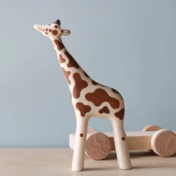 Odin Parker Exclusive *New* Handmade Wooden Giraffe Push Toy With Built-In Magnets
