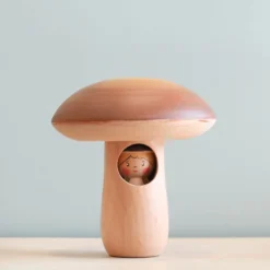 *New* Gnezdo Mushroom Home With Acorn Peg Doll