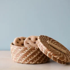 Odin Parker *New* Handmade Basket Of Cookies