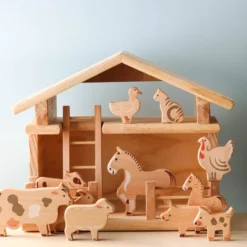 Bajo Toys | Wooden Farm Animal Set *New*