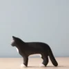 Forest Melody Handmade Wooden Black Cat *New*