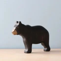 Forest Melody *New* Handmade Wooden Black Bear Family