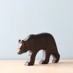 Forest Melody *New* Handmade Wooden Black Bear Family