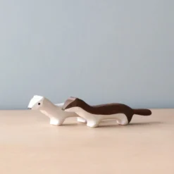 Forest Melody Handmade Wooden Weasel Set *New*
