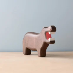 Forest Melody *New* Handmade Wooden Hippo