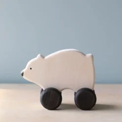 Sabo Concept Wooden Bear Push Toy