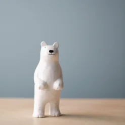 Pole Pole *New* Wooden Polar Bear Family 17 Pole Pole *New* Wooden Polar Bear Family