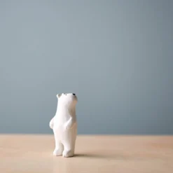 Pole Pole *New* Wooden Polar Bear Family 16 Pole Pole *New* Wooden Polar Bear Family