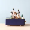 Wooderful Life *New* Wooden Castle Music Box
