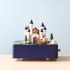 Wooderful Life *New* Wooden Castle Music Box