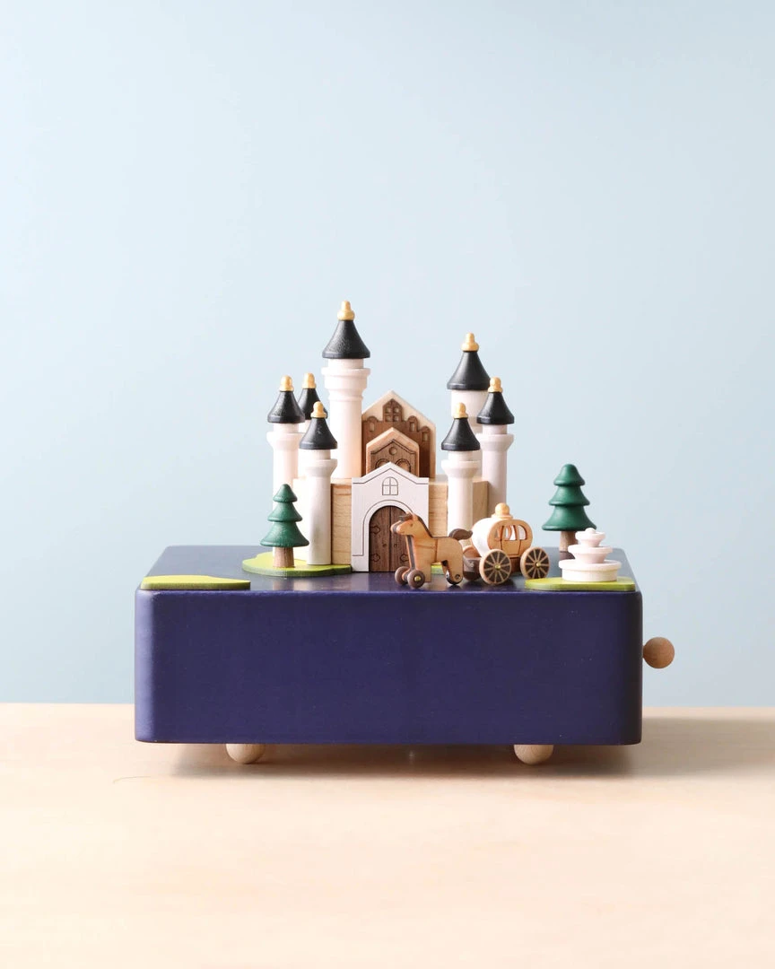 Wooderful Life *New* Wooden Castle Music Box 3 Wooderful Life *New* Wooden Castle Music Box