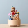 Wooderful Life *New* Mini Wooden Party Music Box 2 Wooderful Life *New* Mini Wooden Party Music Box