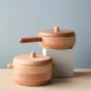 Tateplota Handmade Wooden Pot & Pan *New*