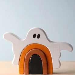 Sensoryplay *New* Handmade Wooden Ghost Stacker
