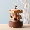 Wooderful Life *New* Christmas Carousel Music Box