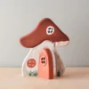 Odin Parker Wooden Mushroom House
