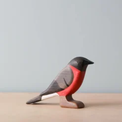 Forest Melody Handmade Wooden Bullfinch Bird