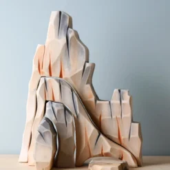 Bumbu Toys Handmade Wooden Mountain Cliff Scene 9 Bumbu Toys Handmade Wooden Mountain Cliff Scene
