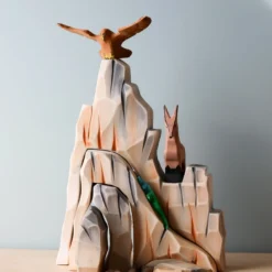 Bumbu Toys Handmade Wooden Mountain Cliff Scene 8 Bumbu Toys Handmade Wooden Mountain Cliff Scene
