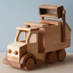 Odin Parker Handmade Wooden Garbage Truck *New*