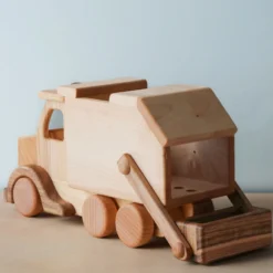 Odin Parker Handmade Wooden Garbage Truck *New* 11 Odin Parker Handmade Wooden Garbage Truck *New*