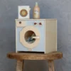 Konges Sløjd Wooden Washing Machine With Pretend Laundry Detergent *New* 2 Konges Sløjd Wooden Washing Machine With Pretend Laundry Detergent *New*