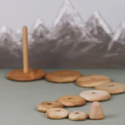 Tateplota Handmade Wooden Pyramid Stacker *New*