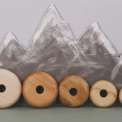 Tateplota Handmade Wooden Pyramid Stacker *New*