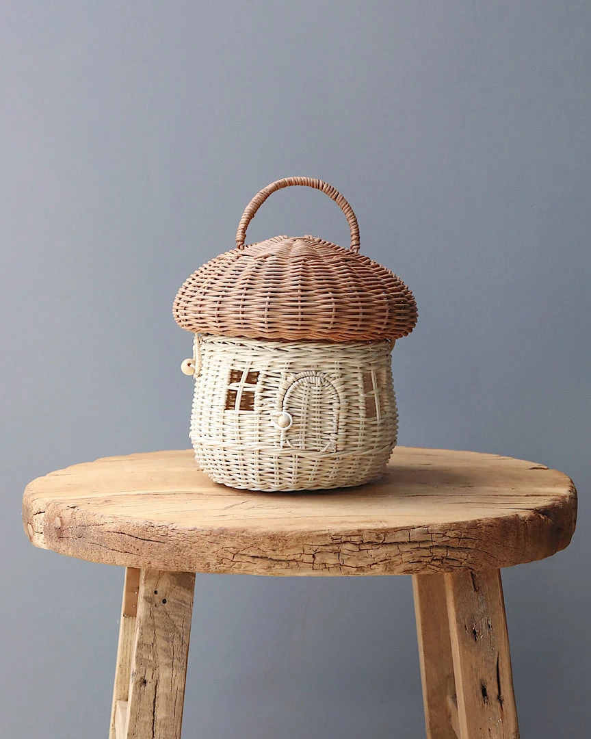 Olli Ella | Mushroom Basket 3 Olli Ella | Mushroom Basket