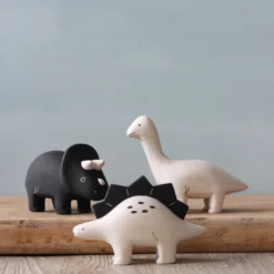 T-Lab *New* Handmade Tiny Wooden Dinosaurs 16 T-Lab *New* Handmade Tiny Wooden Dinosaurs